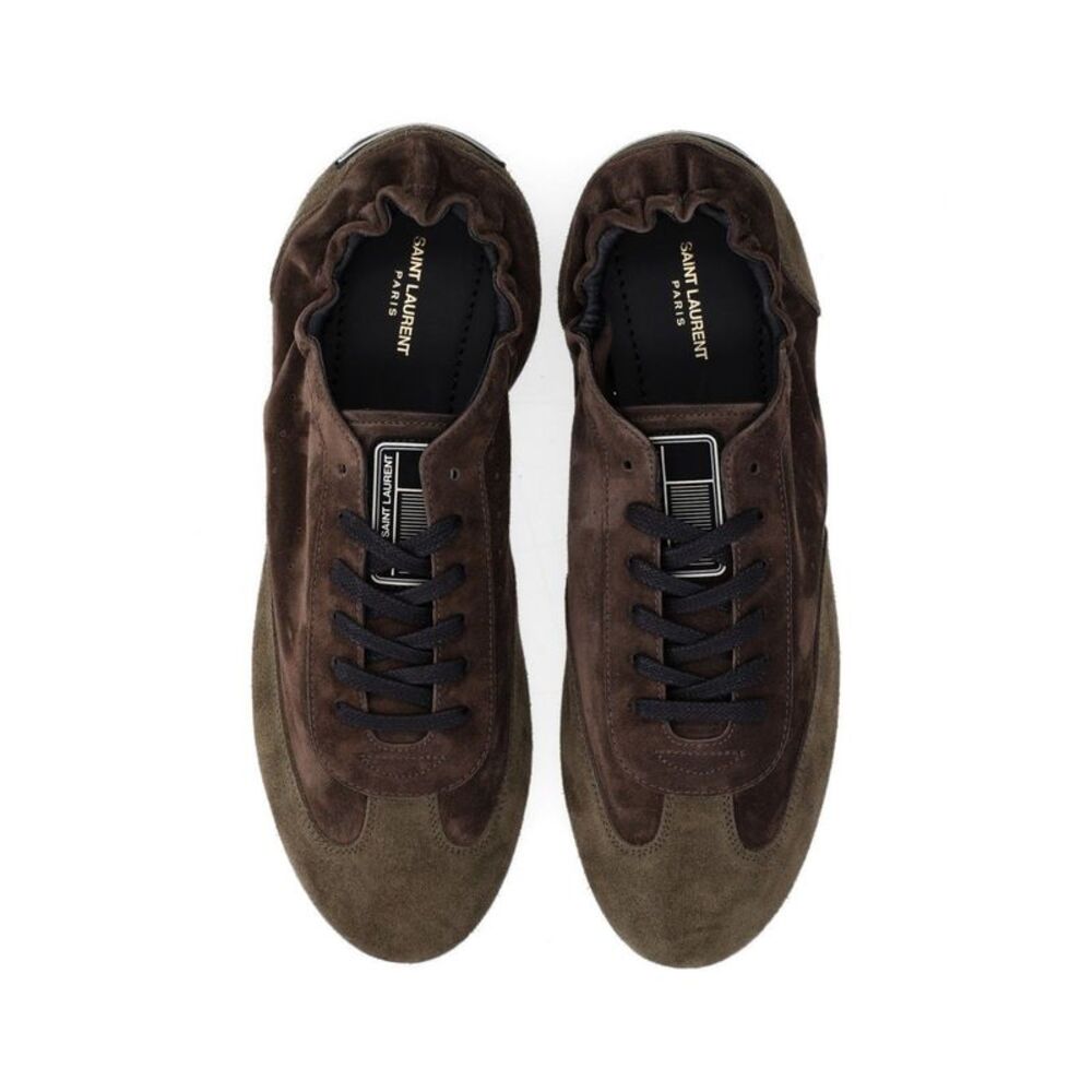 Saint Laurent Men Lewis Suede Sneaker - Picture 4 of 5